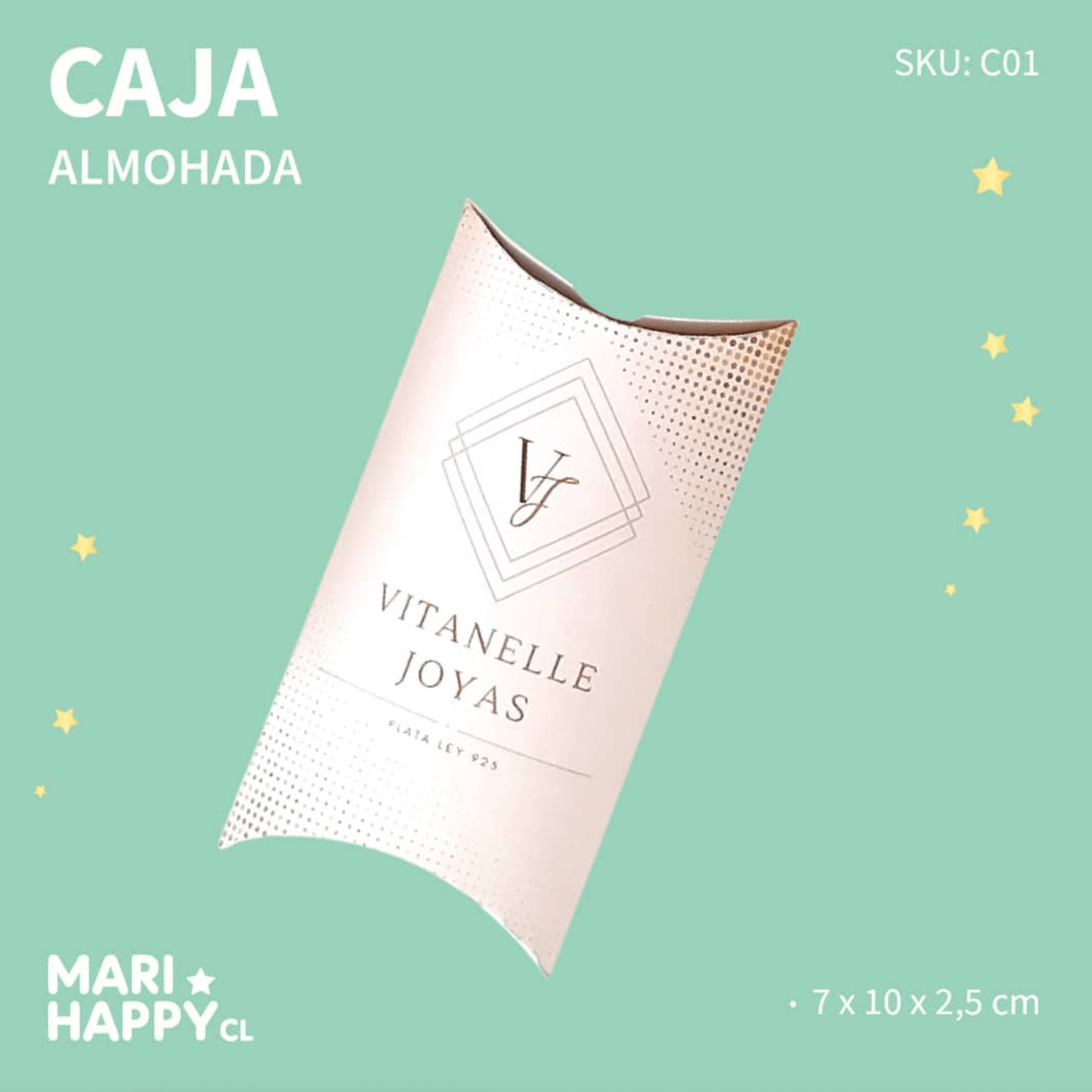 Caja Almohada 7x10x2,5cm - Imagen 4