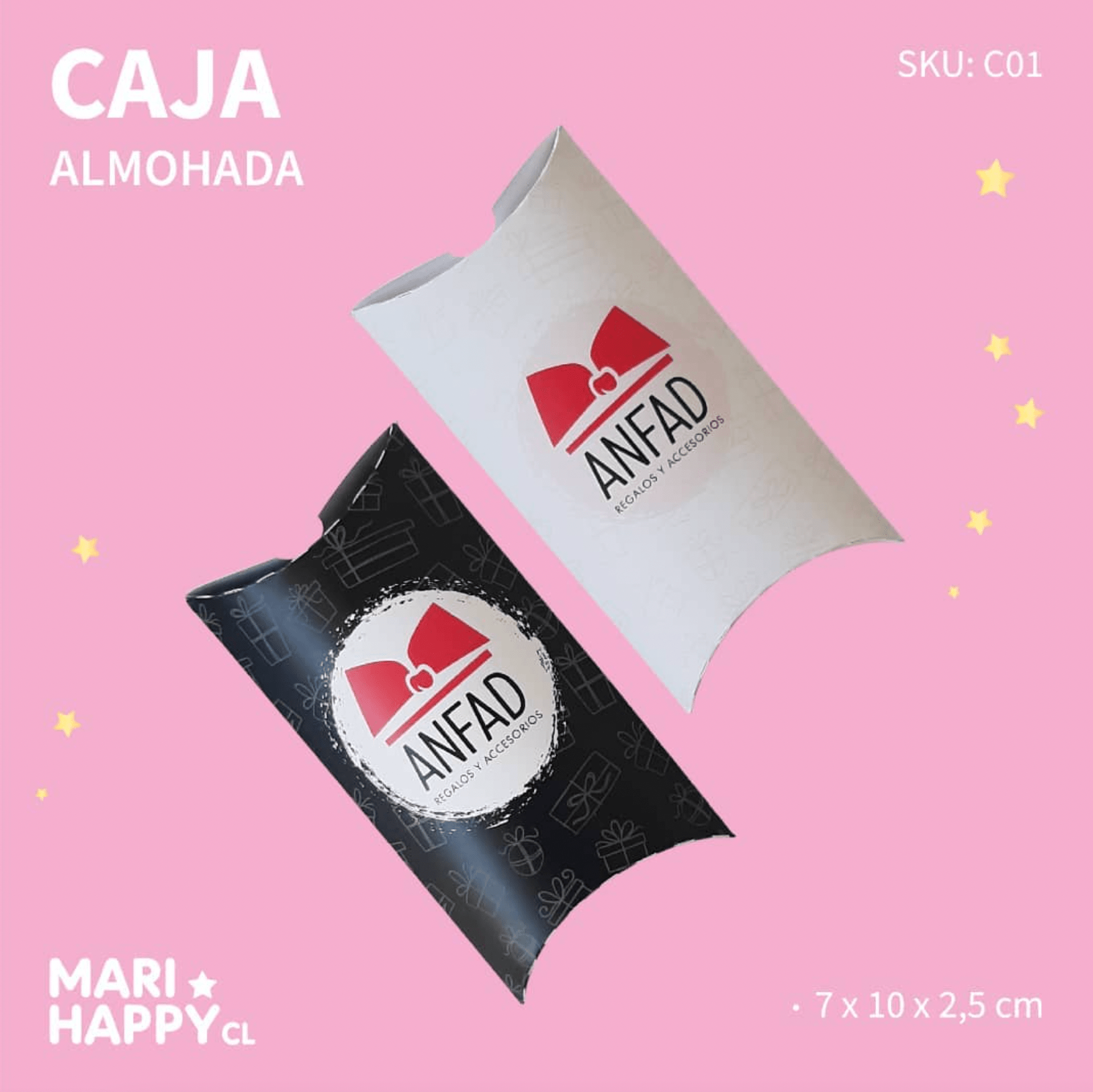 Caja Almohada 7x10x2,5cm - Imagen 3