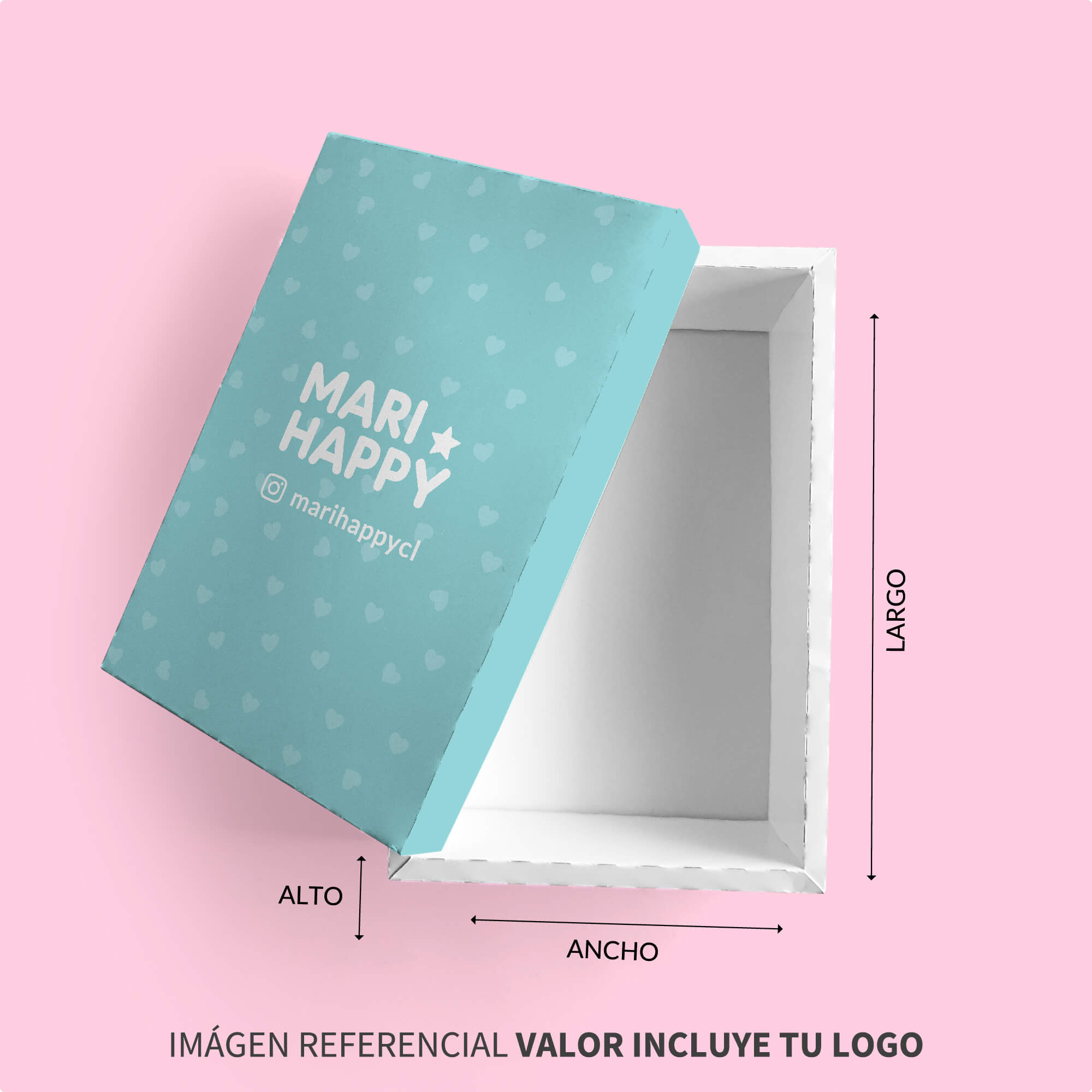 Caja Bombón con tapa simple 9x14x4cm