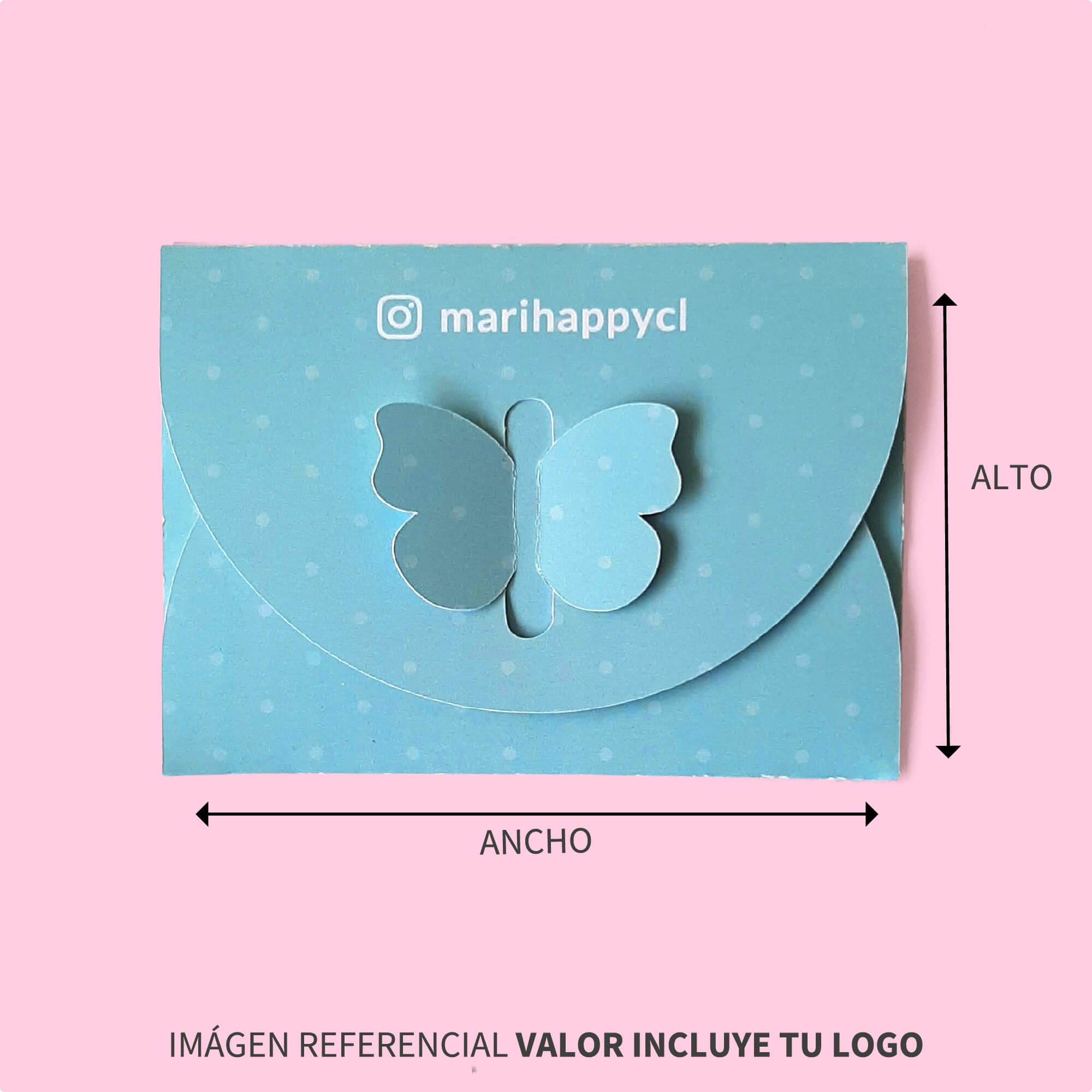 Sobre mariposa 10,5x7,5cm