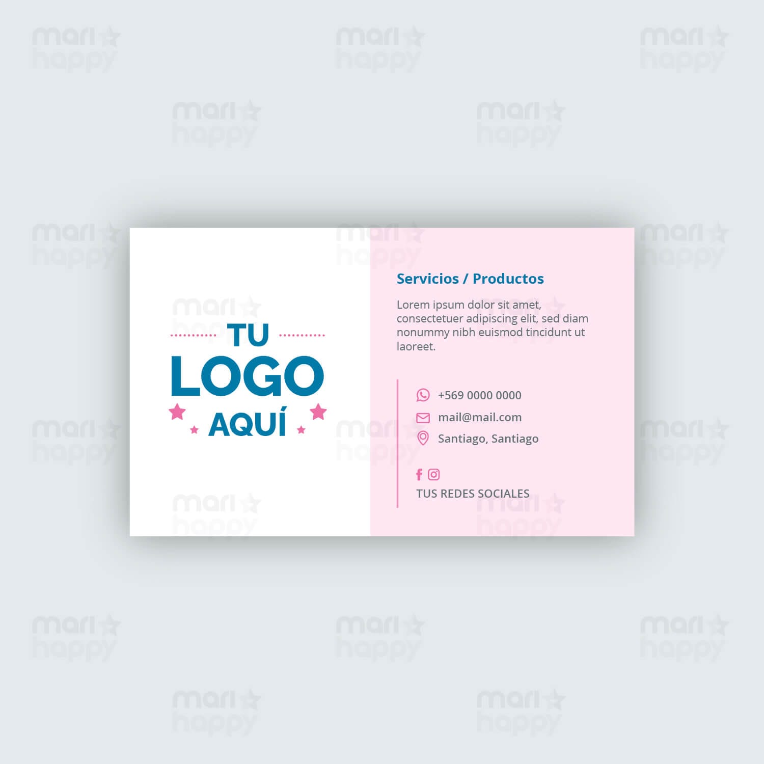 Tarjetas de visita 9×5,5cm