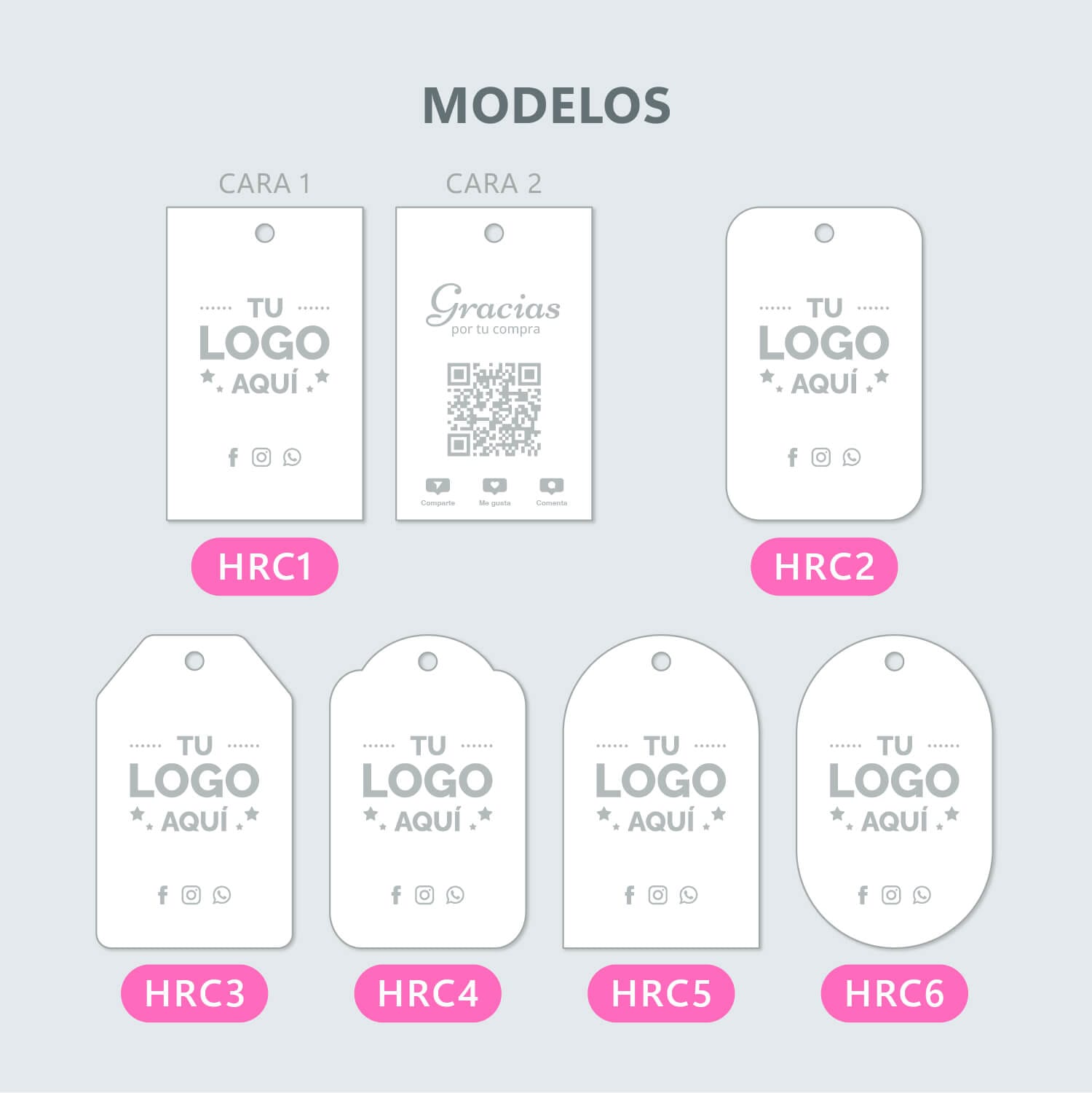 Etiquetas colgantes 4x6cm - Imagen 2
