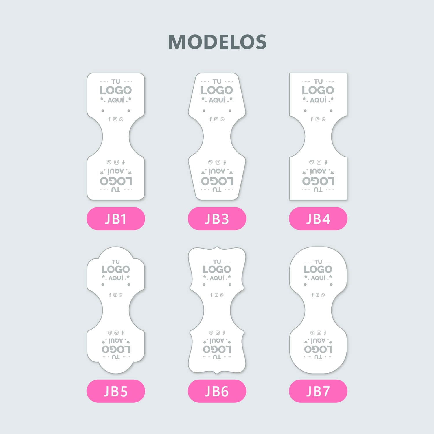 Etiquetas para collar y aros 4,5x10cm - Imagen 2