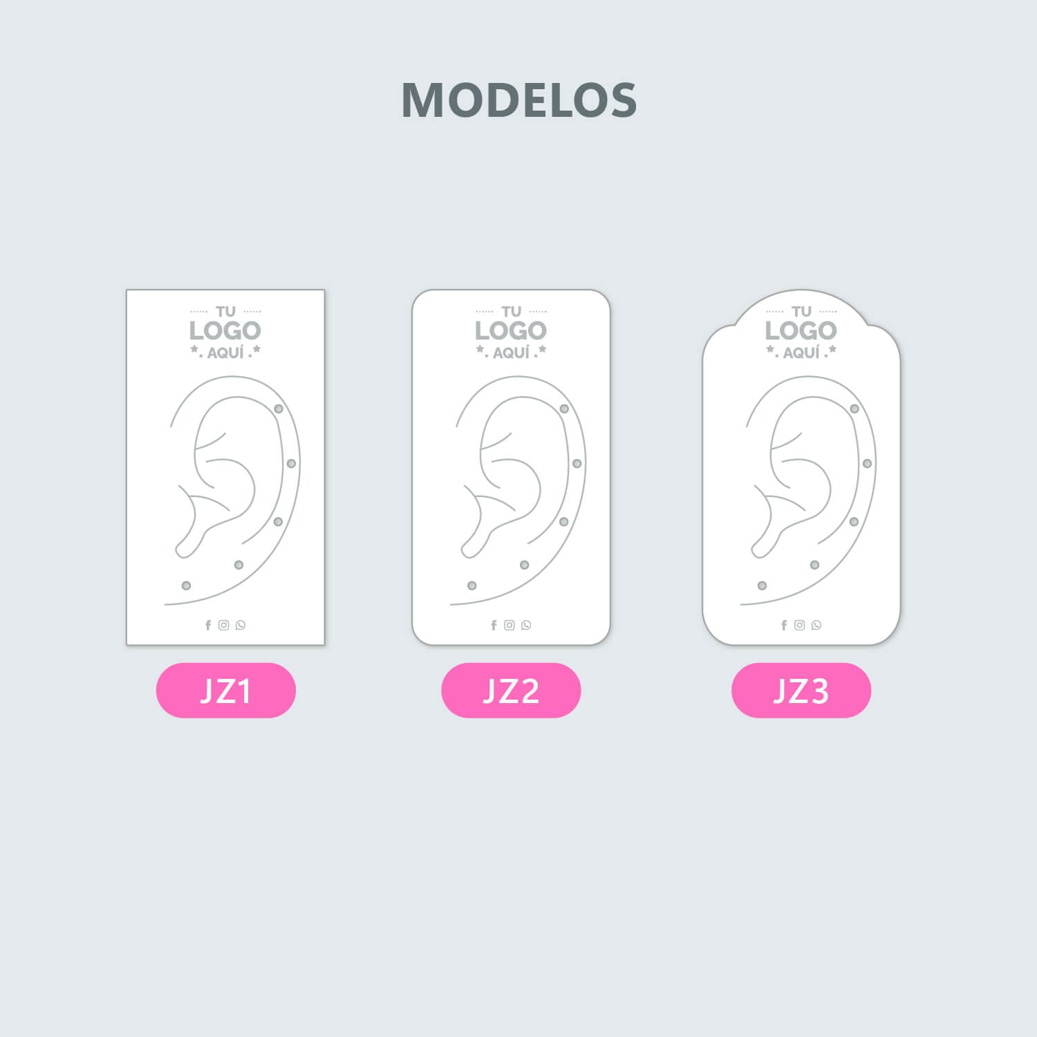 Etiquetas para aros variados 5x9cm