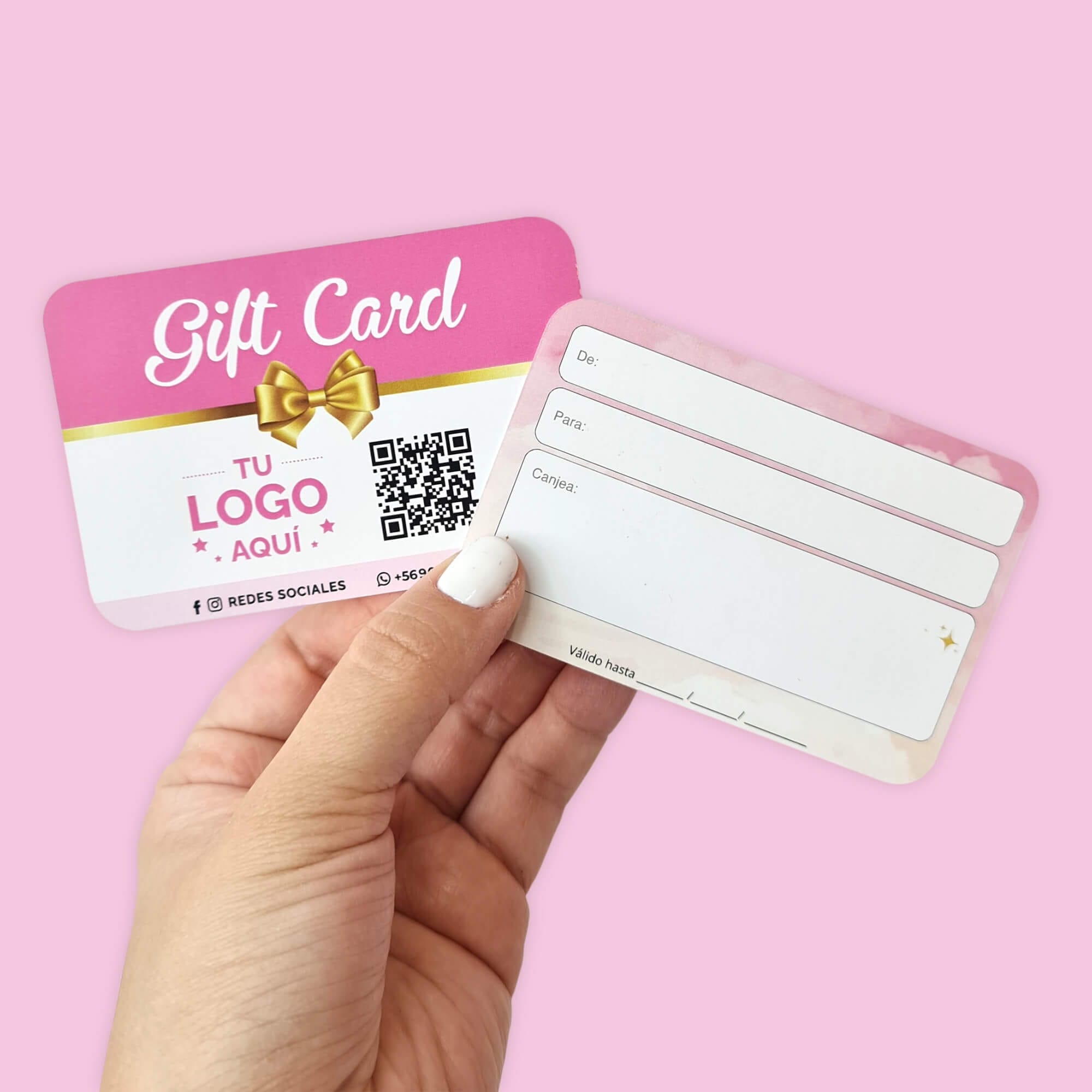 Gift Cards clásicas, 9x6cm