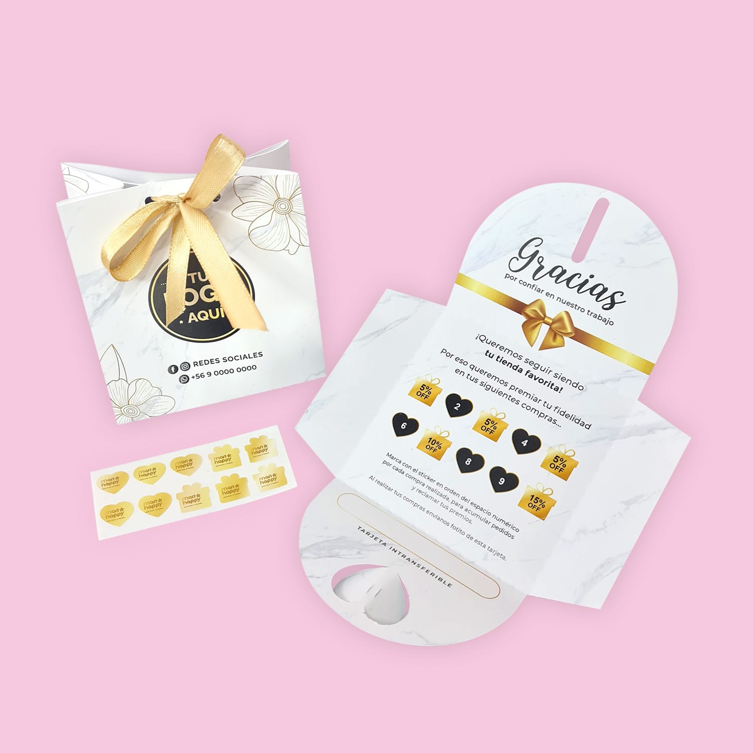 Pack 1 - Sobre Fidelidad con Bolsita