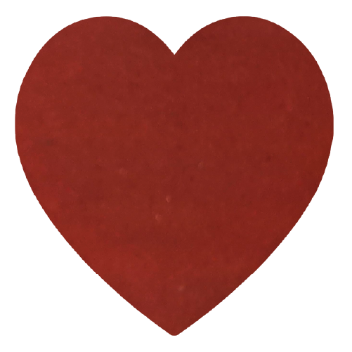 Burdeo Corazón 2,5cm